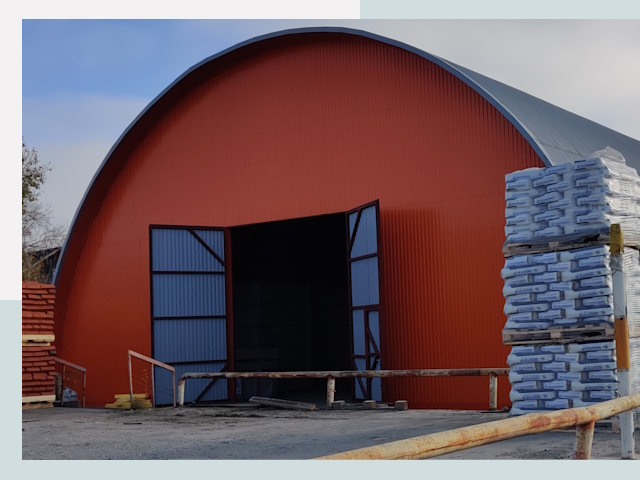 Полукруглые ангары по цене от 619 руб. в Краснодар