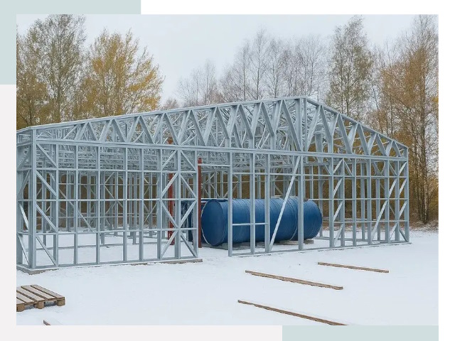 Металлические ангары в Краснодаре