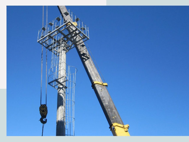 Монтаж осветительных мачт в Краснодар от 619 руб.