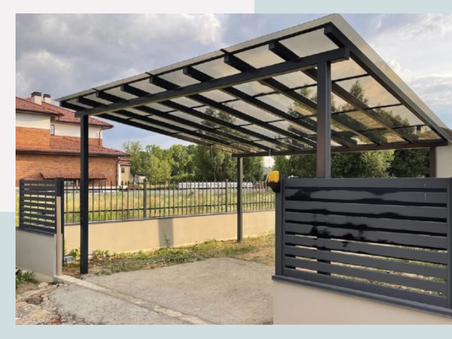 Металлические навесы в Краснодар от 619 руб. за м²